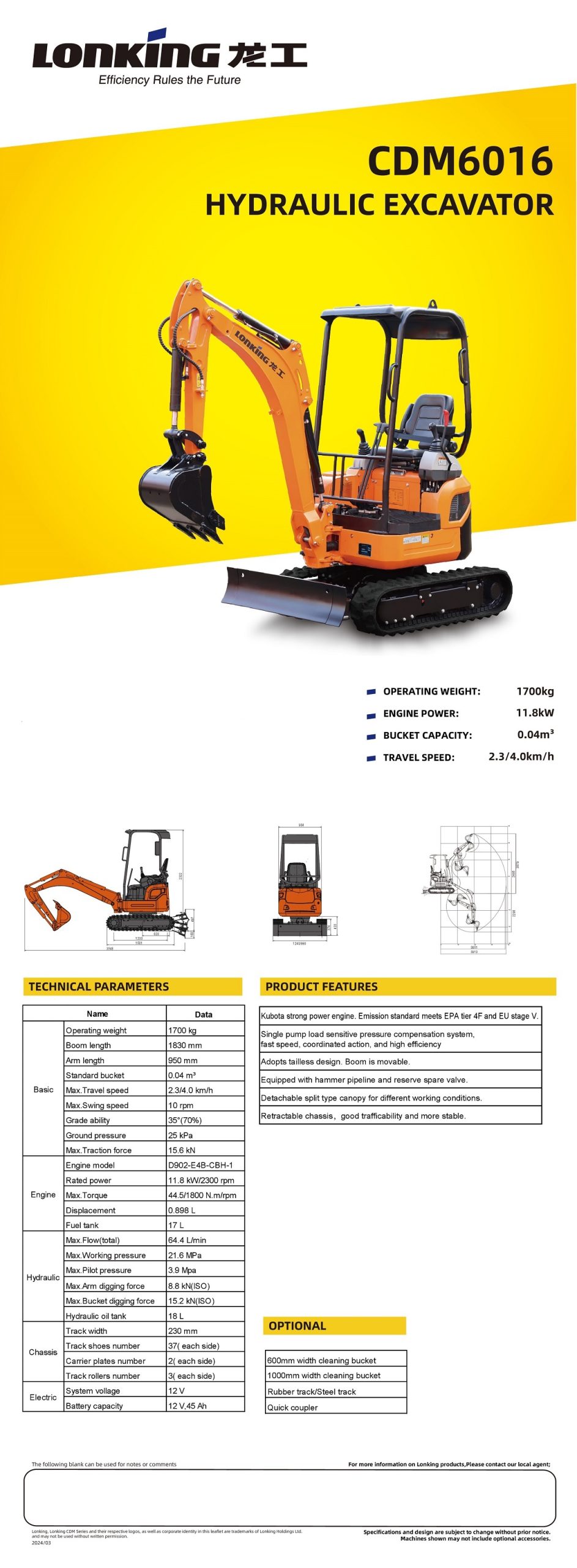 cdm6016 kubota euro v & tier 4f