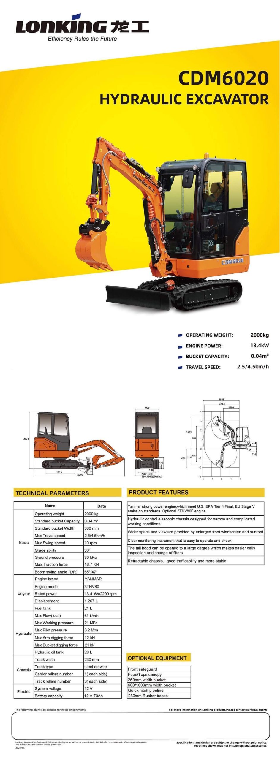 cdm6020 yanmar euro v