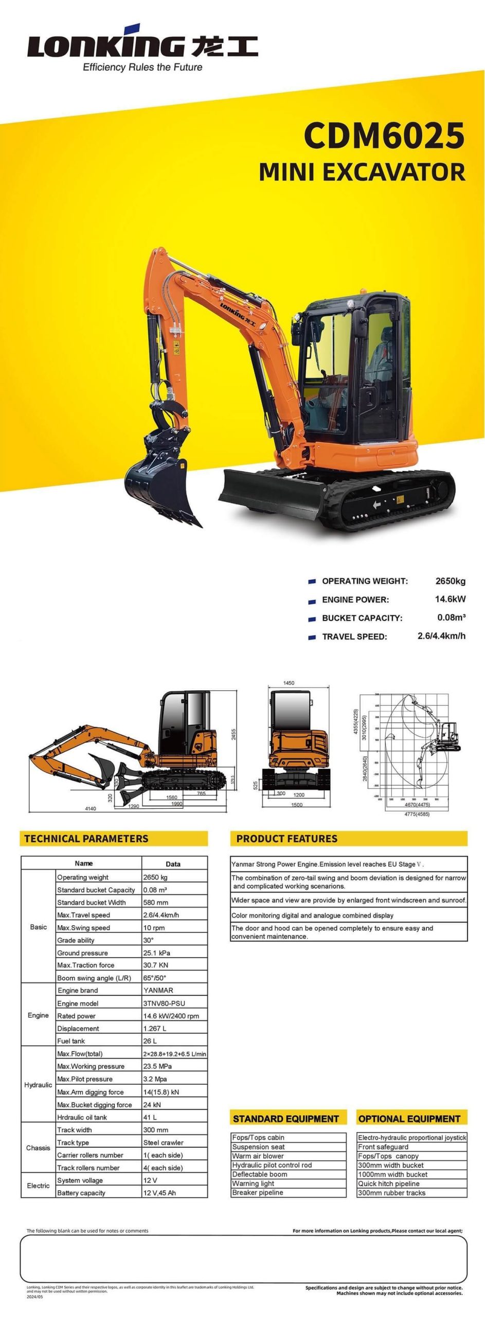cdm6025 yanmar euro v