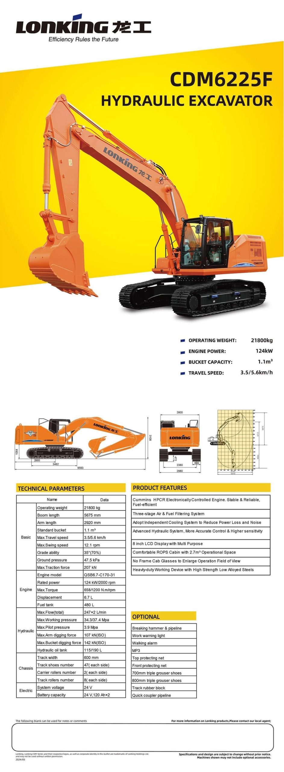 cdm6225f cummins Ⅲ, imported hyd