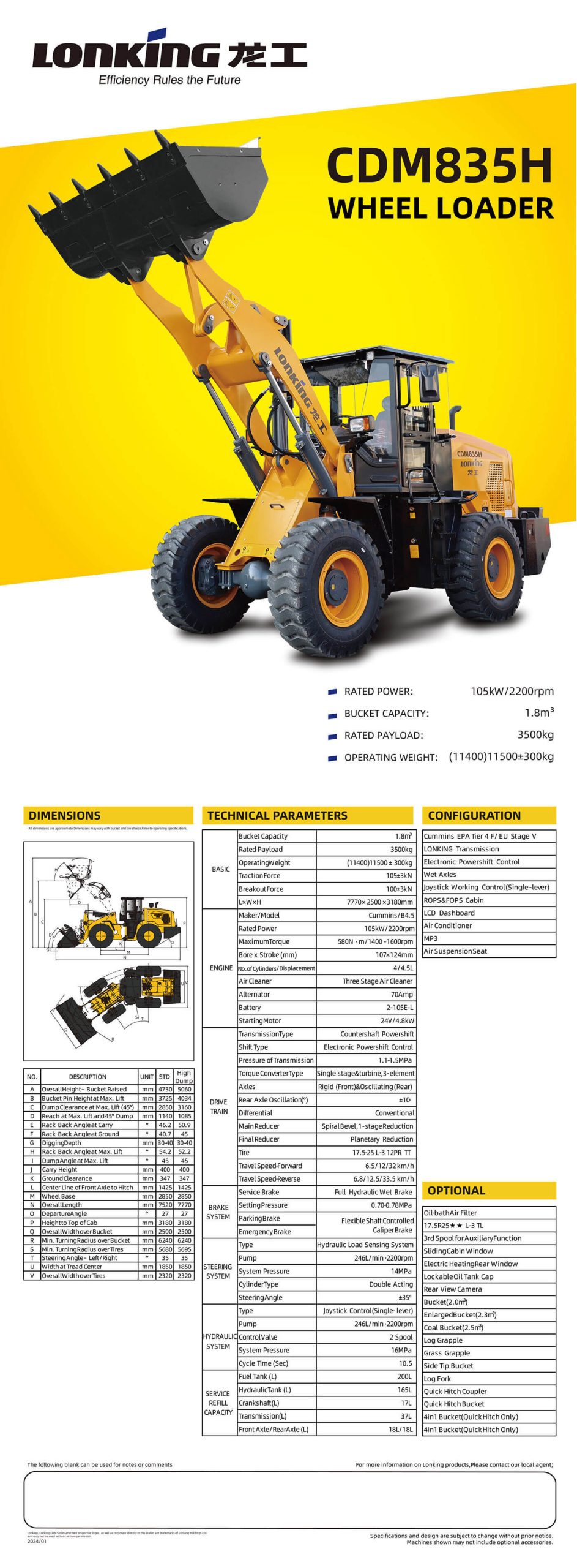 cdm835h cummins tier 4&euro v, electronic transmission